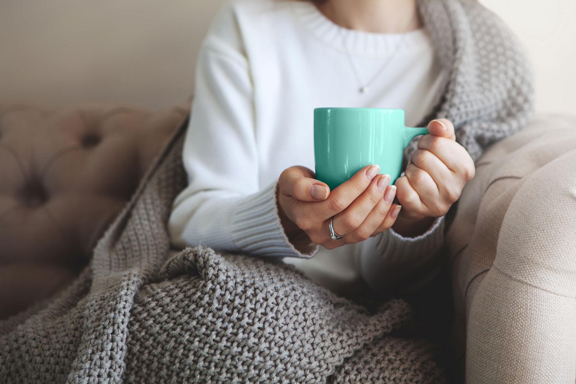 hand with cup